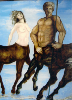 Œuvre contemporaine nommée « Centaures », Réalisée par VASA