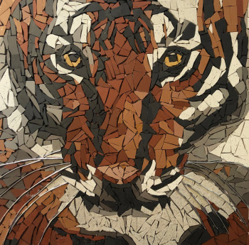 Œuvre contemporaine nommée « Tigre », Réalisée par SHASHALIMAR