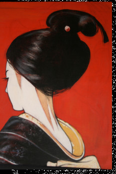 Œuvre contemporaine nommée « pure geisha », Réalisée par JACKYBERTONCOOLS
