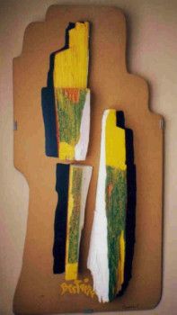 Œuvre contemporaine nommée « CASSURE I - 1971 », Réalisée par JEAN PIERRE BERTAINA