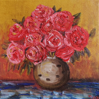 Œuvre contemporaine nommée « Des roses 2 », Réalisée par KOZAR