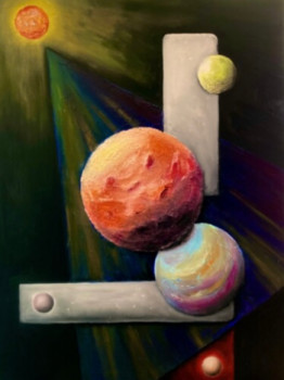Œuvre contemporaine nommée « Pluto System », Réalisée par PASCAL HERVE