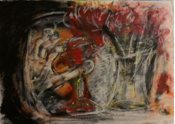 Œuvre contemporaine nommée « "Rouges" », Réalisée par VFB VALéRIE FONTANIER BELZA