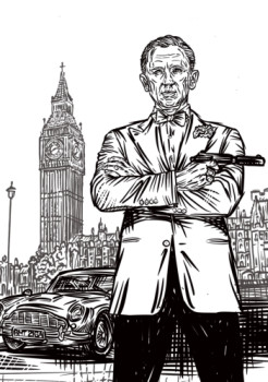 Œuvre contemporaine nommée « James Bond », Réalisée par ERIC ERIC