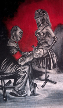 Œuvre contemporaine nommée « Mao tatoueur », Réalisée par ERIC ERIC