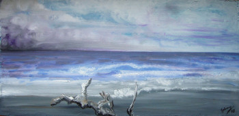 Œuvre contemporaine nommée « Lumières d'hiver au Cap Skirring », Réalisée par SYLVIANE